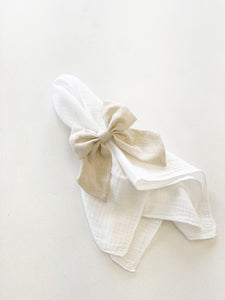 Linen Bow Napkin Ring