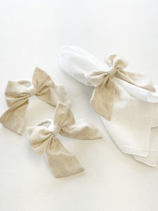 Linen Bow Napkin Ring