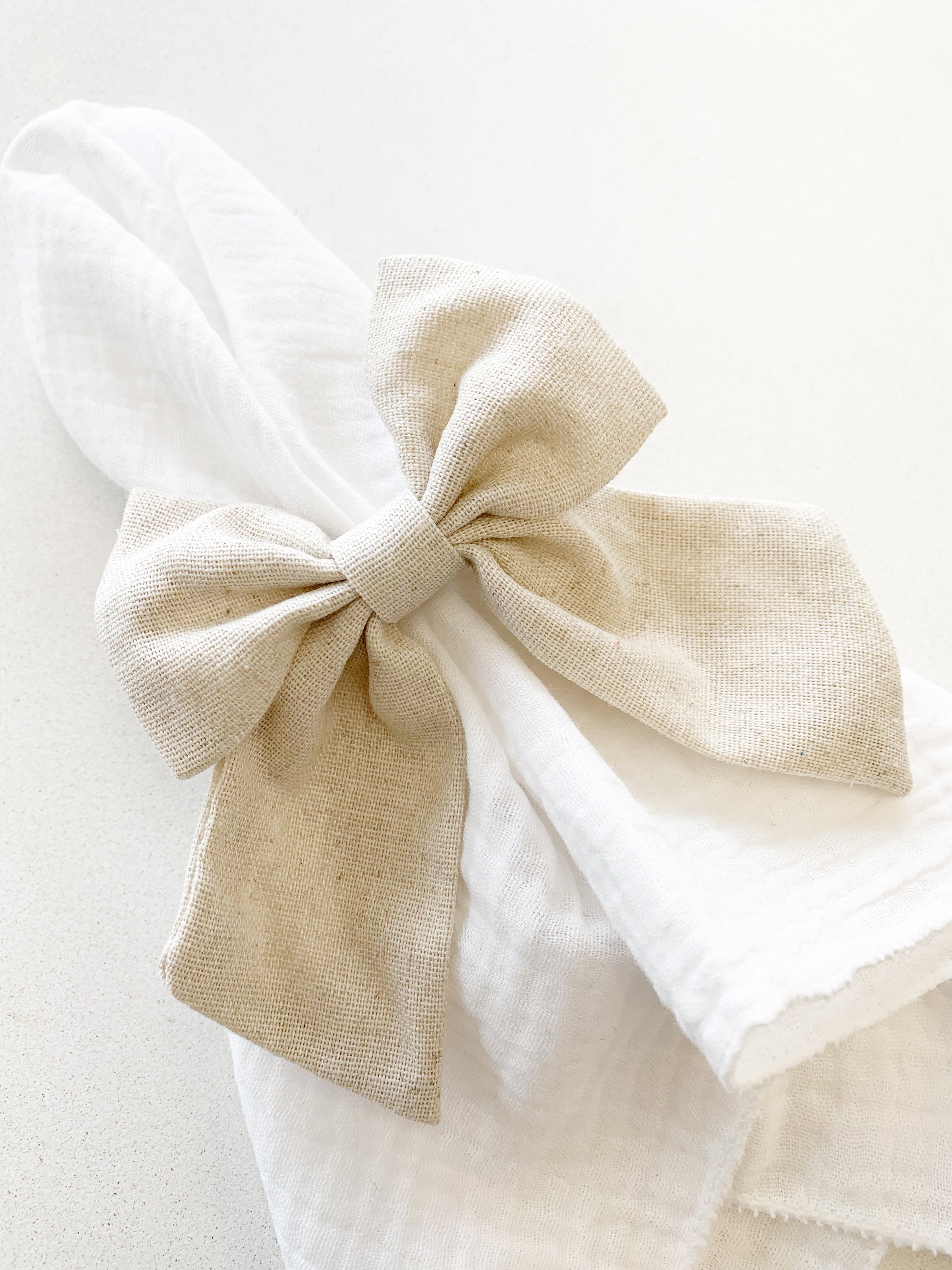 Linen Bow Napkin Ring