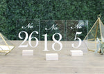 Load image into Gallery viewer, Modern Acrylic Table Numbers

